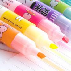 晨光MF5301 彩色荧光笔米菲香味荧光笔 萤光笔 彩色笔6色可选