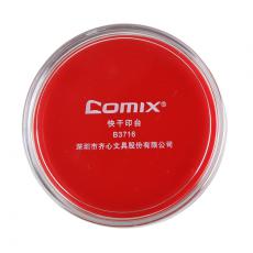 Comix/齐心 B3716 快干印台 红色办公用品批发