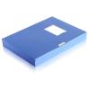Deli/得力5602档案盒 A4文件盒2寸粘扣塑料资料盒文档盒办公用品