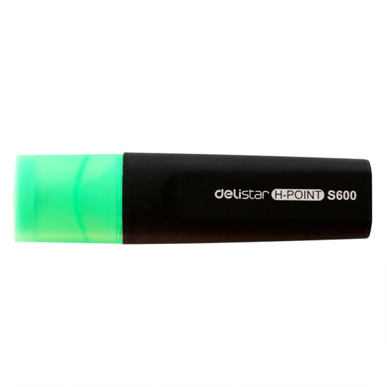 得力S600荧光笔（绿色）单位：支