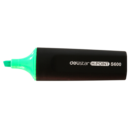 得力S600荧光笔（绿色）单位：支