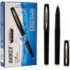 宝克（BAOKE）PC1838 0.7mm大容量中性笔品质办公签字笔磨砂笔杆水笔 黑色 12支/盒