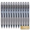 得力S10中性笔0.5mm弹簧头(黑)计价单位：12支/盒