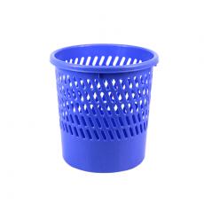 得力9553垃圾桶圆形塑料垃圾桶办公卫生间厕所厨房家用垃圾桶批发